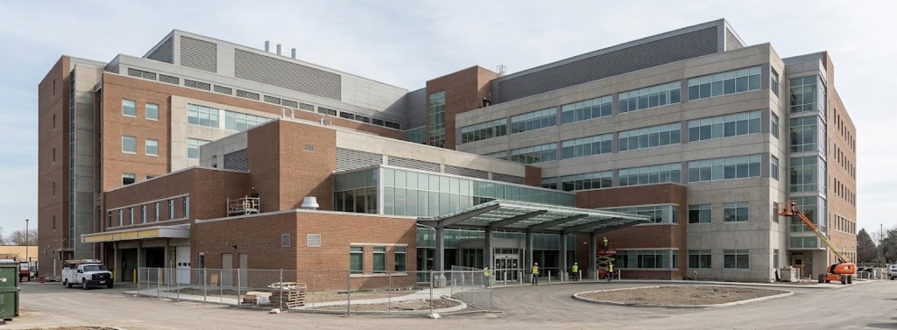 Retirement and community healthcare facility under construction